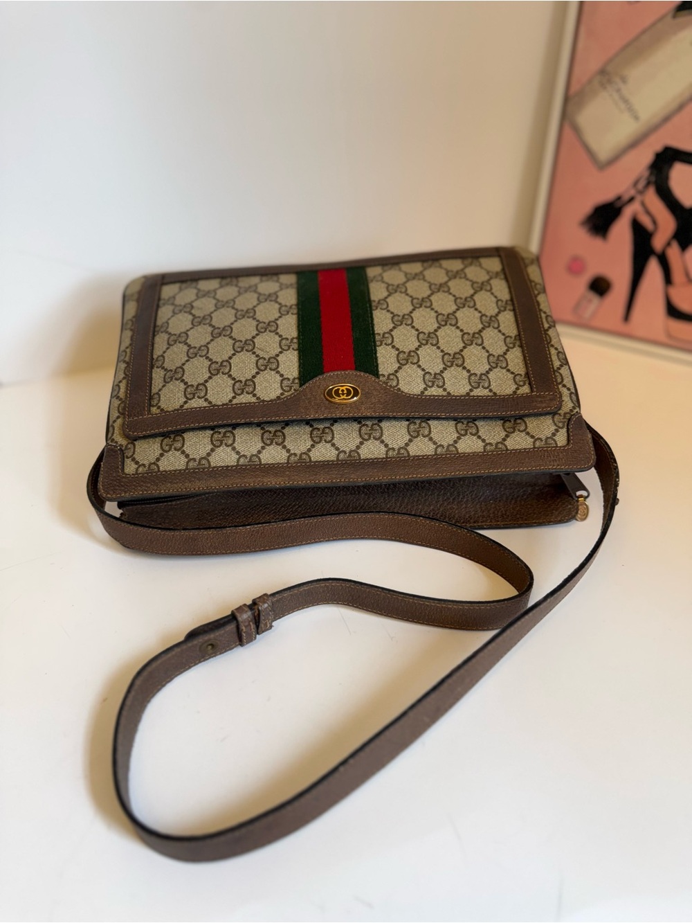 Vintage Gucci Ophidia sherry line Shoulder Bag Vintage π - Picture 6 of 17